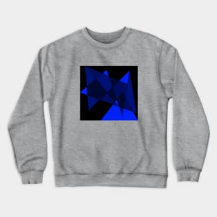 blue triangles Crewneck Sweatshirt